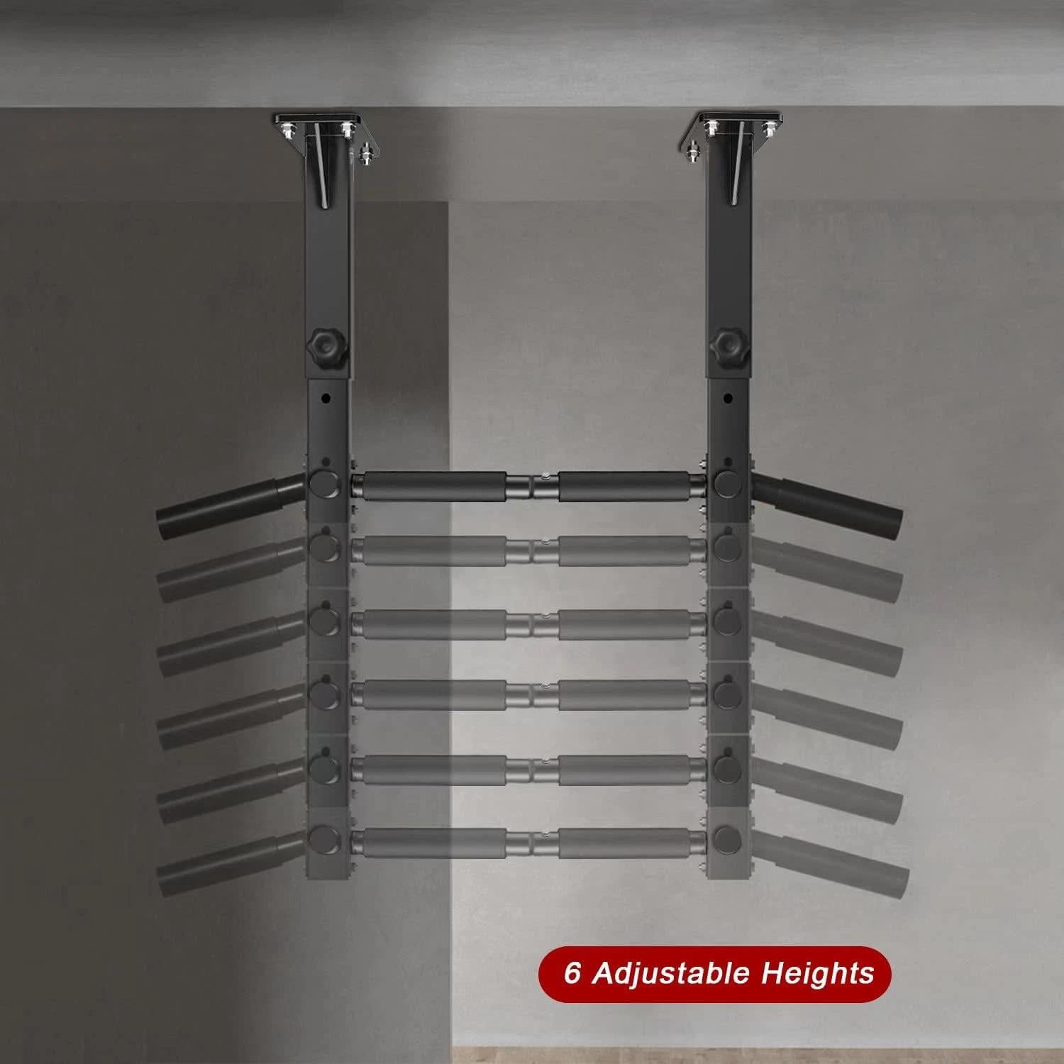 Heavy-Duty Ceiling Mounted Pull Up Bar for Home Gym - 600 Lbs Capacity