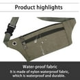 thumbnail image 4 of OAVQHLG3B Fanny Pack For Men & Women Travel Wallet Bag For Cell Phone Belt Bag Crossbody Bag With Headphone Hole For Travel Walking Running Hiking Cycling, 4 of 6