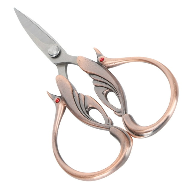 Ciseaux Rétro Cygne, Accessoires de Couture DIY avec Poignée Ergonomique, Acier Inoxydable pour Usage Domestique