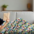 thumbnail image 3 of Colorful Soft Flannel Fleece Blanket, Abstract Pattern with Hand-drawn Shapes and Elements Hipster Doodle Artwork Print, Cozy Plush for Indoor and Outdoor Use, 50" x 60", Multicolor, by Ambesonne, 3 of 5