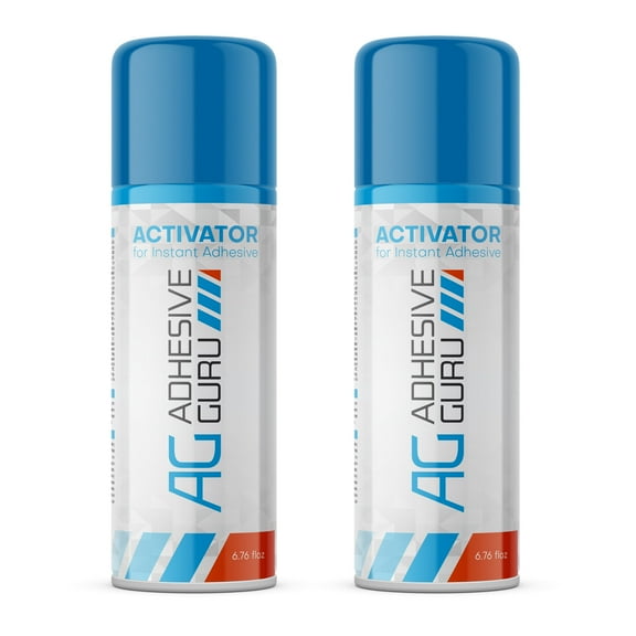 Adhesive Guru CA Glue Accelerator Spray for Super Glues (2 x 6.75 fl oz) - 2 Pack