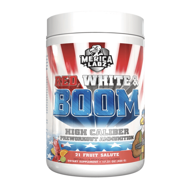 Merica Labz Red White Amp Boom Pre Workout 25 Servings Walmart Com