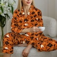 thumbnail image 6 of Sikiie Retro Halloween Pajamas for Women Set, Womens Pajama Sets, Lounge Sets for Women, 2pjs for Women-Large, 6 of 7