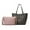 Charcoal Pink, variant on MKF Collection Amahia Women’s Vegan Leather Reversible Shopper Tote Bag with Crossbody Pouch by Mia K - Red Charcoal