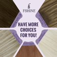 thumbnail image 3 of Fshine Extensions de Cheveux à Bande, Peau Brun Foncé, Trame Remy, Cheveux Humains, Extensions Naturelles Droites, Adhésif Invisible Sans Couture, Parfaites pour Tous les Jours, 3 of 9