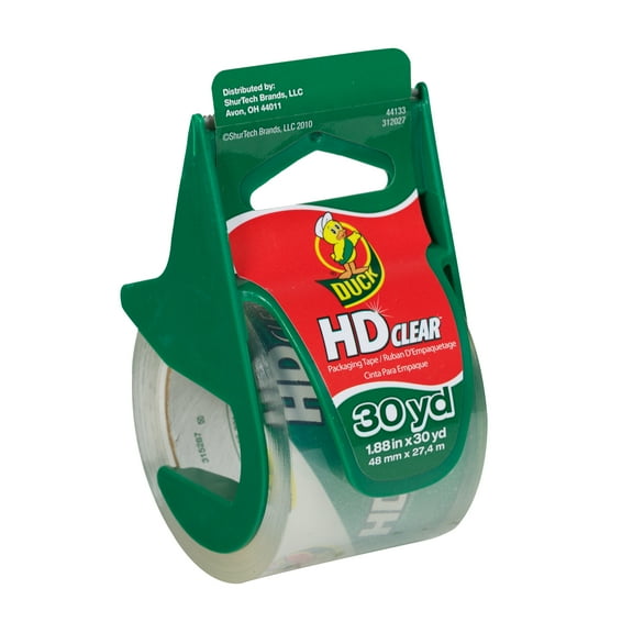 Duck HD Clear 1.88 in. x 30 yd. Acrylic Packing Tape
