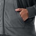 thumbnail image 3 of Conjunto deportivo de vellón para mujer Wright's 2 piezas gris talla 4X, 3 of 5