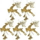 thumbnail image 1 of uds decoraciones para árboles de Navidad figura de reno con cascabel decoraciones colgantes para árboles de Navidad para adornos de fiesta navideña, 1 of 5