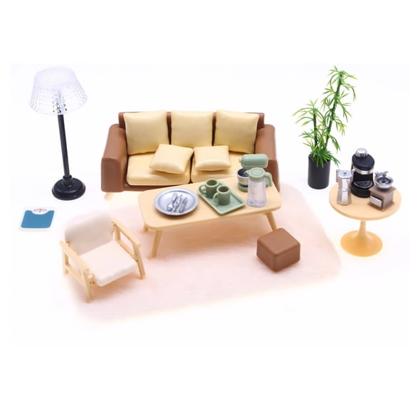 Realistic DollhouseS Living Room Furniture Tiny Sofa For Creative Scenes And Artistic Projects