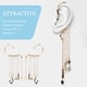 thumbnail image 4 of 2 piezas Tassel Ear Bone Clip de luna Earra de orejas Estrellas de luna Clip de oído no penetrante en aretes, 4 of 5