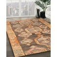 thumbnail image 2 of Ahgly Company Indoor Round Contemporary Sand Brown Oriental Area Rugs, 8' Round, 2 of 6