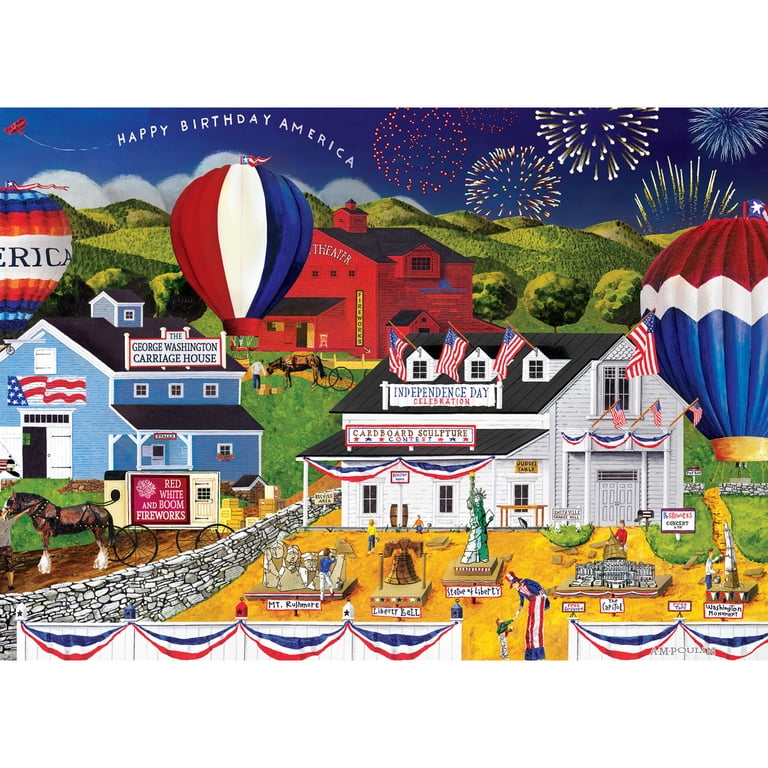 MasterPieces American 500 Piece EZ Grip Interlocking Jigsaw Puzzle