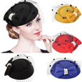 thumbnail image 3 of Fascinator Hair Clip Fascinator Hairpin Lightweight Comfortable Polyester Fiber Mesh Bowknot Hair Clip for Daily Life Shopping Travel, 3 of 6