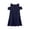 Navy, variant on Girls Dress Kids Summer Comfort T Shirt Soft Casual Round Neck Top Play Outdoor Kids Dresses for Girls 4-5 Years
