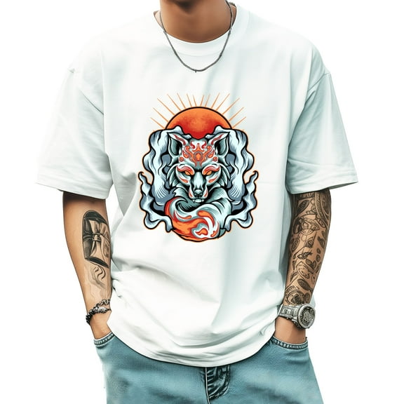 Graphic Tees for Men Summer New Print Casual Tee Fashion Trend Sports Shirt Select