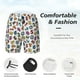 thumbnail image 3 of Fotbe Colorful Numbers Traje de Baño para Hombre – Shorts de Natación de Secado Rápido con Forro y Bolsillos-Small, 3 of 6