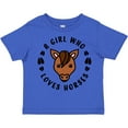 thumbnail image 3 of Inktastic A Girl Who Loves Horses Boys or Girls Toddler T-Shirt, 3 of 5