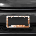 thumbnail image 2 of Texas Longhorns Chrome Metal License Plate Frame with Bold Full Frame Design, 2 of 8