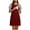 01-Wine, variant on Diufon Nursing Dresses Breastfeeding 3 in 1 Labor/Maternity/Nursing Short Sleeve Round Neck Maternity Nightgown
