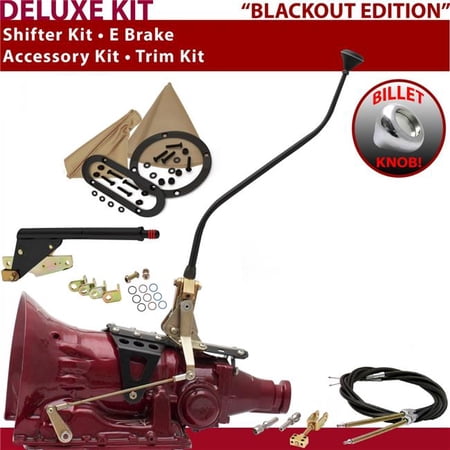 American Shifter 4L80E Shifter Kit Black 23 in. Swan E Brake Cable Trim Kit for F61A7