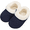 Navy, variant on Barerun Toddler Slippers for Boys Girls Slip on Kids Baby House Shoes Indoor Outdoor Warm Walking Shoe