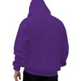 thumbnail image 5 of VBARHMQRT Red Sweatshirt Men's Fashion Casual Part Print Hooded Pullover Long Sleeve Drawstring Hooded Sweater Tops, 5 of 5
