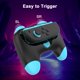thumbnail image 2 of Kit de 2 fundas para mandos de Nintendo Switch 2, fabricadas en ABS blando, con agarre ergonómico y carcasa resistente a los arañazos, 2 of 7