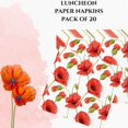 thumbnail image 5 of Keep Unique Spring Floral Paper Napkins, Luncheon Flowers Napkins, Assorted Color, 20/Pack, 5 of 5