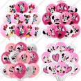 thumbnail image 2 of Globos de látex de Minnie Mouse de 12 pulgadas, 10, 20 y 30 unidades, suministros para fiestas, globos de Minnie rosa para decoración de fiestas de cumpleaños, 2 of 5
