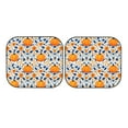 thumbnail image 7 of Fotbe Blue Orange Pumpkin fall 2-Piece Car Windshield Sun Shade | Sun Blocker for Car Windshield | Foldable Automotive Interior Accessories for Sun Protection-Small, 7 of 7