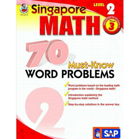 Frank Schaffer Singapore Math Must-Know Word Problems, Multiple Levels