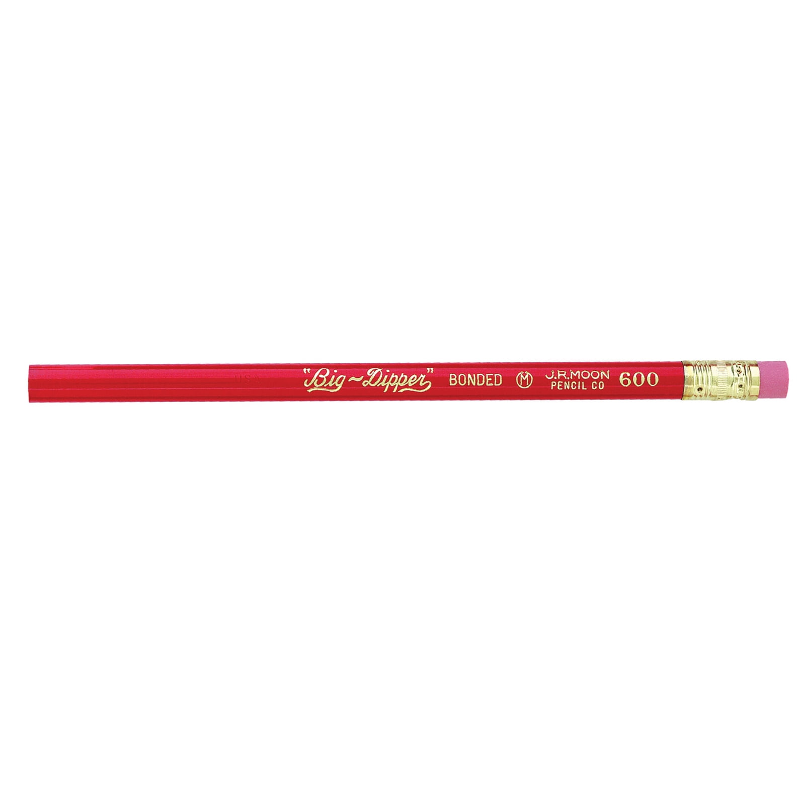 Moon Products Big-Dipper" Pencils, With Eraser, 12 Per Pack, 3 Packs