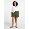 thumbnail image 2 of Time and Tru Women's Fleece Shorts, Size XS-XXXL, 2 of 6