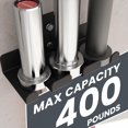thumbnail image 4 of czcpp-Wall Mounted Barbell Holder & Gym Accessory Rack \u2013 Heavy Duty Steel Storage for Barbells, Collars, Bands, and Fitness Gear \u2013 Space Saving Home Gym Equipment Organizer, 4 of 4