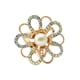 thumbnail image 4 of Guardurnaity Bufanda anillo elegante oro plata bufandas broche con diamantes de imitación galvanoplastia aleación envoltura abrazadera Heronsbill oro 5piezas, 4 of 6