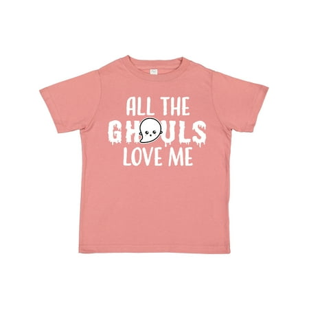 

Inktastic All the Ghouls Love Me with Ghost Gift Toddler Boy or Toddler Girl T-Shirt