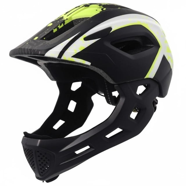 kowaku Casque Intégral pour Enfants Ajustable Casque de Vélo pour Enfants Conception Ventilée Protection de la Tête pour Cyclisme, Planche à Roulettes