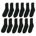 thumbnail image 3 of Hanes Men's Double Tough Durability Big & Tall Crew Socks, 12-Pack, 3 of 8