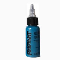 Radiant Colors Tattoo Ink Professional Tattooing Inks Fluid Vegan Pigments 1/2 oz Half Ounce Hollywood Turquoise