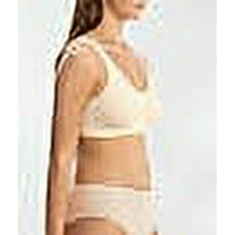 Bali Comfort Revolution Microfiber Crop Top Nude XL Women's