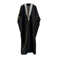 thumbnail image 4 of IWRICH Men's Abaya (Bisht) - Cloak Arab Dress Black XL, 4 of 5