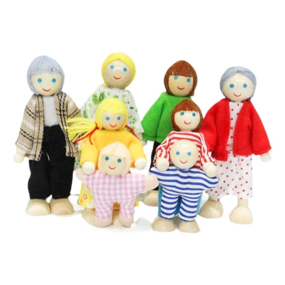 Dollhouse 8pcs/set For Kids Children With