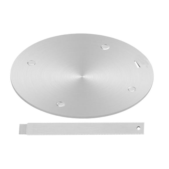 Placa difusora de inducción de acero inoxidable para utensilios de cocina de leche, difusor de calor para estufa 280 mm x 34 mm