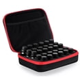 thumbnail image 5 of MERRYHAPY Portable Red Storage Box with Handle, Travel Bottle Organizer Bag for Aromatherapy Oils, 5 of 5