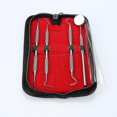 thumbnail image 2 of New Dental Tartar Removing Kit Set Of 4 Hygiene Plaque Removing Instruments Dental Care Set,stainless Steel Dentist Instrument, 2 of 5