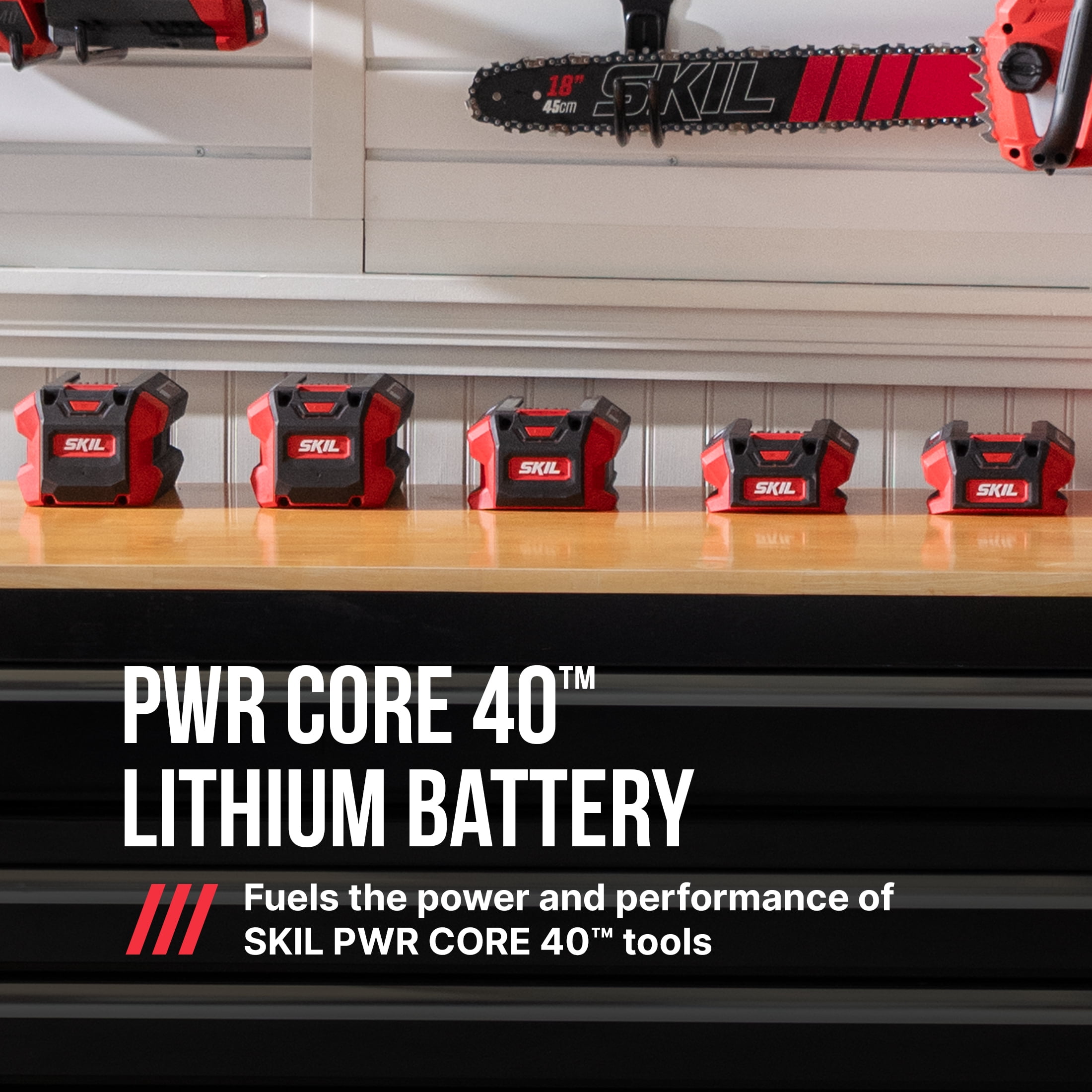 SKIL PWR CORE 40V 6.0Ah Lithium Battery, BY8723C-00
