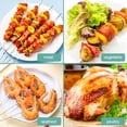 thumbnail image 3 of Brochetas Shish Kebab Metal Kabob Herramientas Picnic Con Largo, 3 of 9