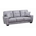 thumbnail image 4 of Topline Home Furnishings Luxurious Grey 3pc Sofa Combination, 4 of 5