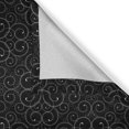 thumbnail image 4 of Ambesonne Abstract Valance Pack of 2, Modern Curvy Lines Art, 54"X12", Charcoal Grey and White, 4 of 5