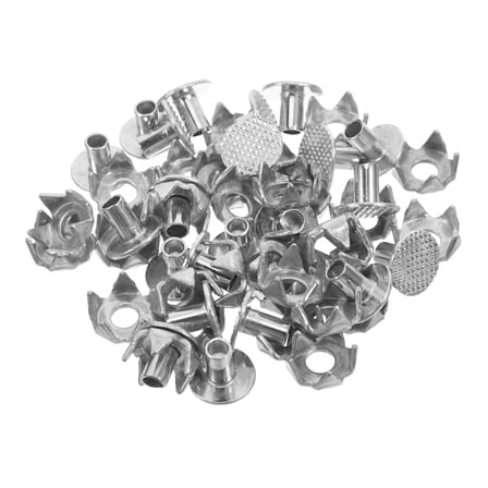 High Strength Steel Spikes for Shoes with Non-Slip Gripper 50pcs Easy to Install Replacement Studs